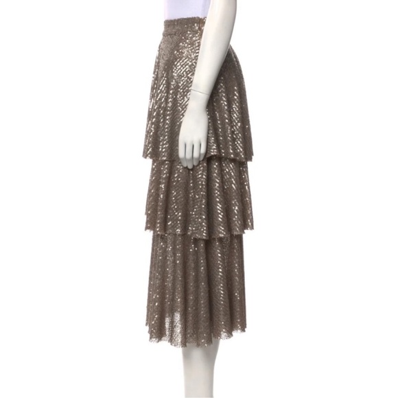 Farm Rio Sequin Embellishments Midi Length Skirt - Picture 7 of 7